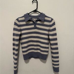 American Eagle Outfitters Striped Long Sleeve Top